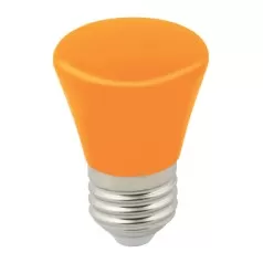 Лампочка светодиодная  LED-D45-1W/ORANGE/E27/FR/С BELL