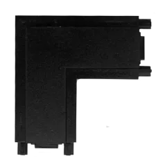 CLARUS Коннектор L образный 48V для магнитного ультратонкого шинопровода, черный.