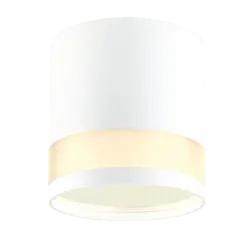 Светильник GX53 ART GLASS белый универсальный, 83*90 мм.