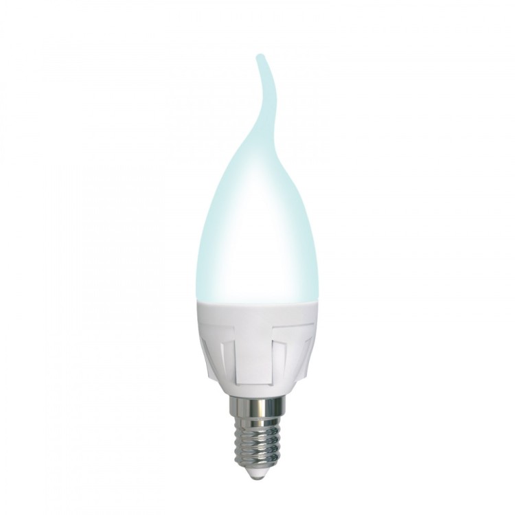 Лампочка светодиодная  LED-CW37 7W/4000K/E14/FR/DIM PLP01WH картон