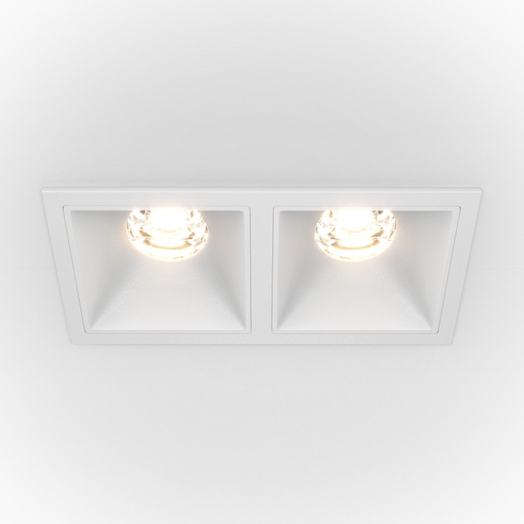 Точечный светильник Alfa LED DL043-02-10W4K-SQ-W