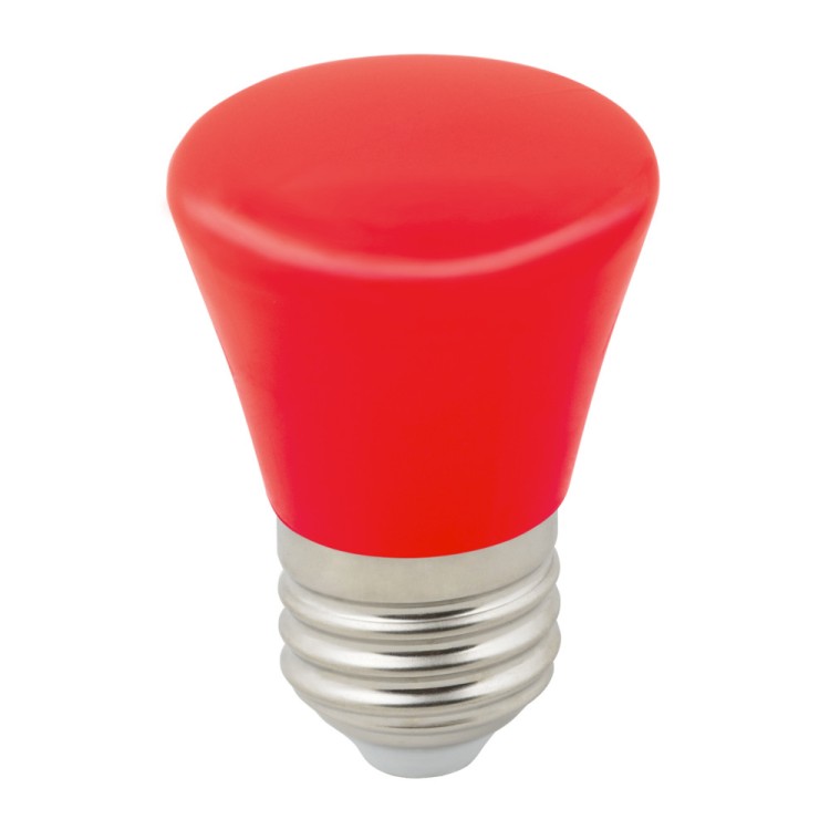Лампочка светодиодная  LED-D45-1W/RED/E27/FR/С BELL