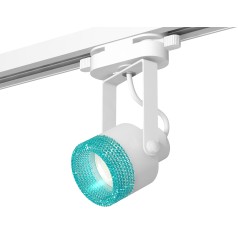 Комплект трекового однофазного светильника с композитным хрусталем XT6601063