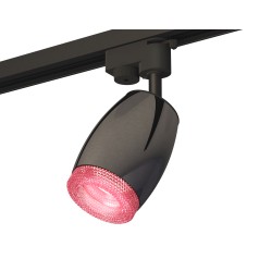 Комплект трекового однофазного светильника с композитным хрусталем XT1123006