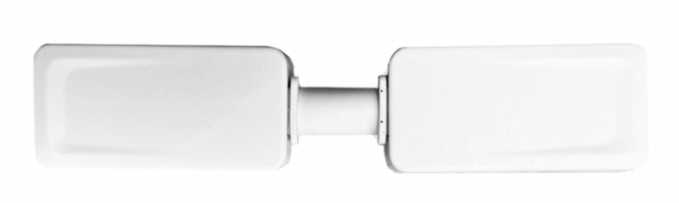 CLARUS Коннектор прямой 48V для магнитного ультратонкого шинопровода, белый.