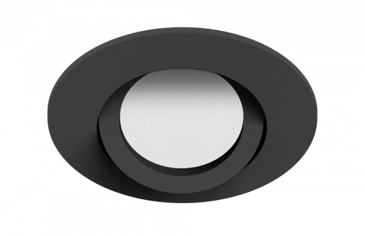 Светильник MR16 SKILL круг чёрный, D92*75* мм.