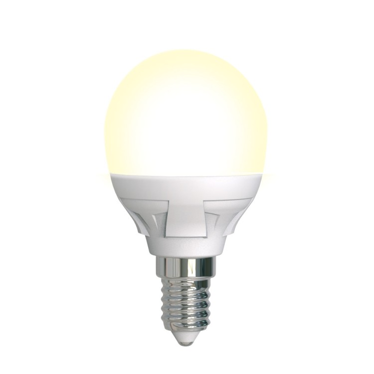 Лампочка светодиодная  LED-G45 7W/3000K/E14/FR/DIM PLP01WH картон