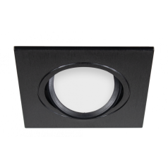 Светильник MR16 ZOOM квадрат чёрный, 93*80* мм.