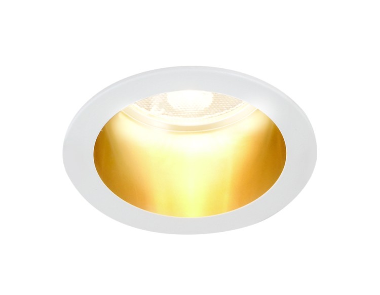 Встраиваемый точечный светильник TN211 WH/GD белый/золото