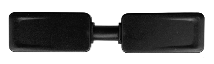 CLARUS Коннектор прямой (гибкий) 48V для магнитного ультратонкого шинопровода, черный.