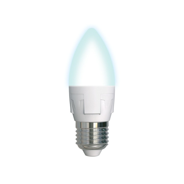 Лампочка светодиодная  LED-C37 7W/NW/E27/FR PLP01WH картон