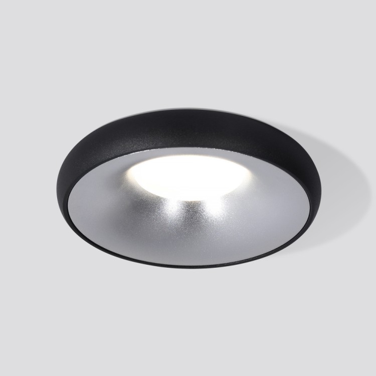 Точечный светильник  118 MR16 серебро/черный
